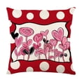thumbnail image 5 of HongHeng Clearance Under $2.00 1 Set of 4 Valentines Day Pillow Covers Valentines Day Decor Valentine Pillows Decorative Throw Pillows Valentines Day Decorations, 5 of 9