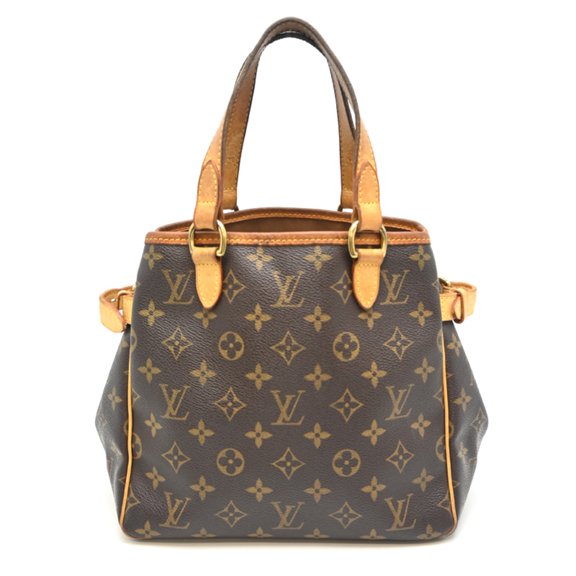 Pre-Owned Louis Vuitton Batignolles Women's Handbag M51156 Monogram Brown