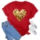 thumbnail image 4 of RKSTN Valentine's Day T Shirts for Women Cotton Oversized Crewneck Heart Graphic Print Short Sleeve Shirt Pullover Tops Womens Casual Valentine Print Round Neck Regular Fits Comfy Summer Tee Shirts, 4 of 8