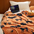 thumbnail image 7 of (2 pack) Cozy Comfort Halloween Fleece Throw Blanket, Printed Bat Decorative Blanket for Couch, 50x60 inches, 7 of 7
