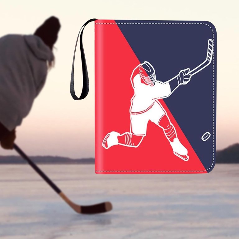 hockey trading card binder Amazon.com: 900 Pockets Hockey Cards Binder,Trading Cards Holder Card  Collectors Album,Trading Card Binder 9 Pocket with 50 Removable Sleeves for Hockey  Card and Sports Card : Toys & Games main image 1