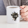 thumbnail image 4 of CafePress - Watercolor Wolf Mountain Art Mugs - 11 oz Ceramic Mug - Novelty Coffee Tea Cup, 4 of 4