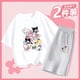thumbnail image 4 of Cute 2Pcs Children's Short Sleeve Shorts Kawaii Sanrios Anime Cinnamoroll Summerthin Style Boys Girls Student Cotton T-Shirt, 4 of 5