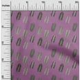 thumbnail image 2 of oneOone Cotton Jersey Magenta Fabric Leaves Quilting Supplies Print Sewing Fabric By The Yard 58 Inch Wide-aB, 2 of 5