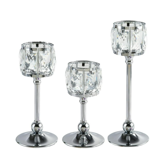 DOLITY Crystal Holder Pillar for Centerpiece Decorative SML