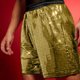 thumbnail image 4 of Ceisia Men's Gift Relaxed Full Sequin Party Shorts Mid-Rise Elastic Color-block Waist Nylon Spandex Hidden Drawstring Shorts, 4 of 7