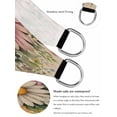 Daisy Sun Shade Sail 14' x 18', Watercolor Spring Pink White Yellow ...