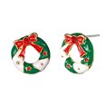 thumbnail image 1 of Pendientes de Navidad de dibujos animados de moda para mujer Pendientes de campana de Santa Wmkox8yi sjalhkljlk4515, 1 of 3