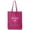 Hot Pink, variant on Healthcare Hero Cotton Canvas Tote Bag