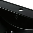 thumbnail image 4 of Noble House 24" Bathroom Vanity Top with Integrated Sink, Single Hole, Overflow, Easy-to-Clean Glaze, Black, 4 of 5