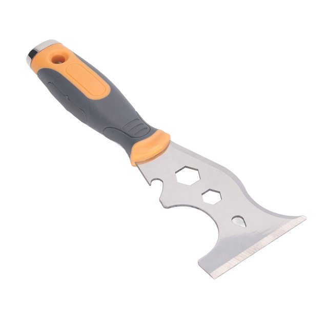 Putty Scraper, Wide Application Stainless Steel Blade ABS Handle 3in Fix Connector Paint Remover Tool for Repair