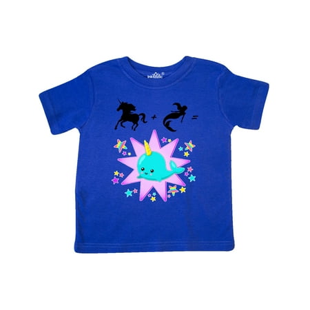 

Inktastic Unicorn Plus Mermaid Equals Narwhal- cute Gift Toddler Boy or Toddler Girl T-Shirt