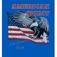 thumbnail image 2 of Americana Let Freedom Ring Royal Blue Adult Long Sleeve Hoodie-Medium, 2 of 3