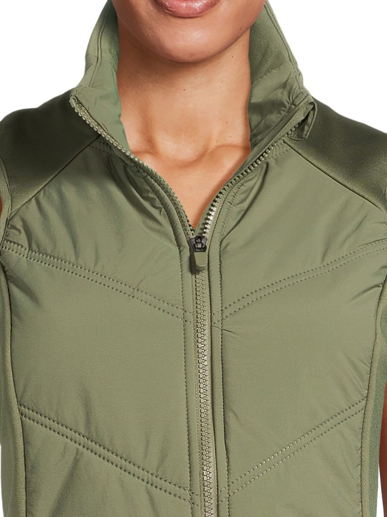 Avia Women’s Quilted Vest with Pockets, Sizes XS-XXXL
