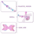 thumbnail image 2 of 6pcs/ Set Kids Decorative Bracelet Necklace Set Children Raring Finger Ring, 2 of 9