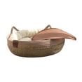 thumbnail image 4 of Cat Bed Lounge Four Seasons cómodo suave con nido de cojín extraíbles Tabla de rascado de gato para cachorros gatos grandes perros pequeños L, 4 of 8