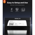 thumbnail image 4 of Rongta Bluetooth Shipping Label Printer, Wireless 4x6 Thermal Label Printer for Shipping Packages, Support Android, iPhone, Widely Used for, 4 of 9
