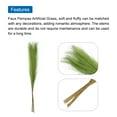 thumbnail image 4 of Uxcell 8Pcs Hierba Pampas Falsa 21" Pampas Falsas para Decoración de Bodas Verde Hierba, 4 of 7