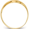 thumbnail image 2 of 14K Yellow Gold Polished Dome Ring (Size 6) Made In United States r385, 2 of 5