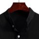 thumbnail image 3 of Playeras Cuello Redondo Hombre Casual Color Sólido Solapa Rayas Camisa De Manga Larga Blusa Superior, 3 of 7