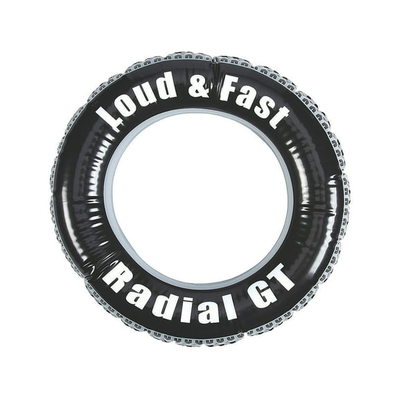 Cars & Trucks Inflatable Tires - Party Favors - 12 Pieces