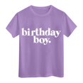 thumbnail image 4 of KONDYS Shirts For Teen Kids Boy Child Short Sleeve Happy Brithday Prints T Shirt Trendy Boy Fans Present Tops Cute Stylish Children Tees Tops 2-3 Years, 4 of 4