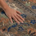 thumbnail image 3 of Addison Rugs Mayfield Premium Machine Washable Traditional Floral Chocolate Rectangle Rug, 3' x 5', 3 of 8