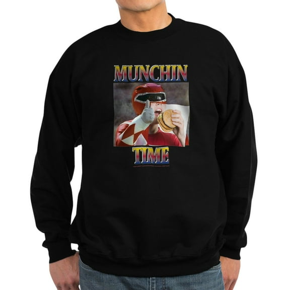 CafePress - Power Rangers Munchin Ti - Classic Crew Neck Sweatshirt