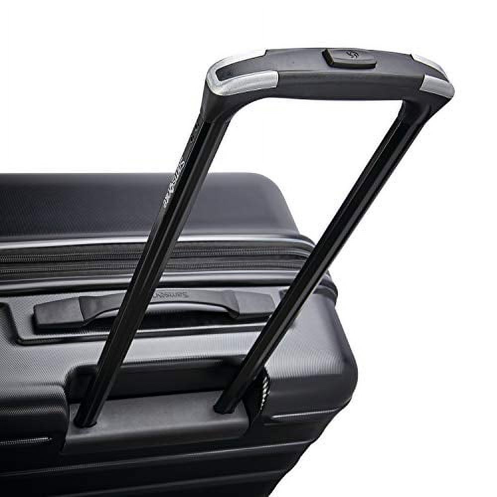 Samsonite Omni 2 Hardside Expandable Luggage with Spinner Wheels, Midnight Black, 3-Piece Set (20/24/28)