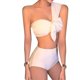 thumbnail image 1 of Conjunto de bikini de un hombro para mujer, bañador Sexy de dos piezas, traje de baño de cintura alta de Color sólido para vacaciones, ropa de playa, 1 of 5
