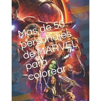 Mas de 50 personajes de MARVEL para colorear (Paperback)