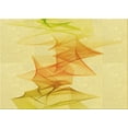 thumbnail image 1 of Ahgly Company Machine Washable Indoor Rectangle Transitional Yellow Area Rugs, 7' x 10', 1 of 7