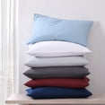 thumbnail image 6 of Nautica Solid 100% Cotton Percale 4-Piece Sheet Set, Queen, Lake Blue, 6 of 7