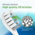thumbnail image 3 of Replacement Toothbrush Heads for Gleem Electric Toothbrush - Brush Heads Refills for Gleem, White, 10 Count, 3 of 6