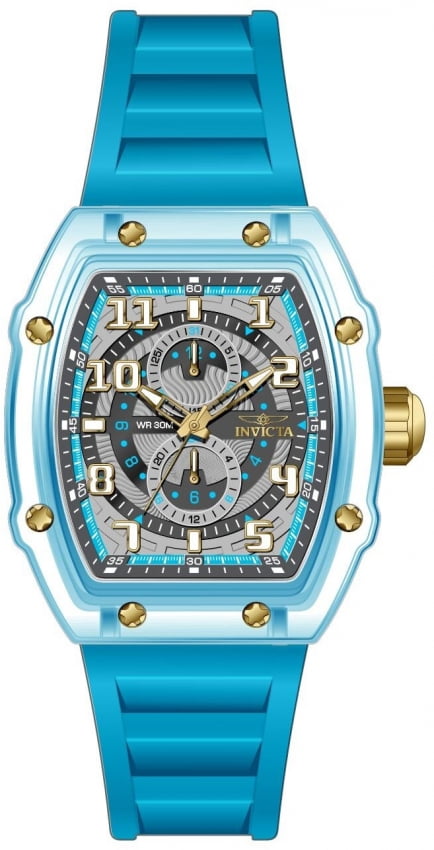 Invicta Men's Racing 48.5mm Blue/Gold Quartz Watch IN-48709