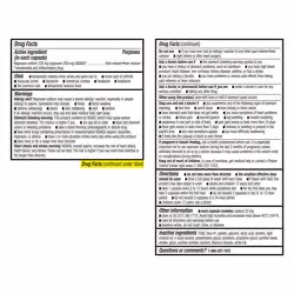 Equate All Day Pain Relief Liquid Gels, 220 mg, 80 Count