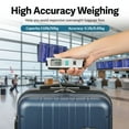 thumbnail image 4 of Luggage Scale Battery-Free Digital Suitcase Scale with LCD Display & Hook,Portable Handheld Weight Scale 110lb/50kg, L2060, 4 of 11