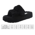 thumbnail image 2 of Zapatillas cómodas de felpa para mujer antideslizantes cálidas para interior casa dormitorio, 2 of 8