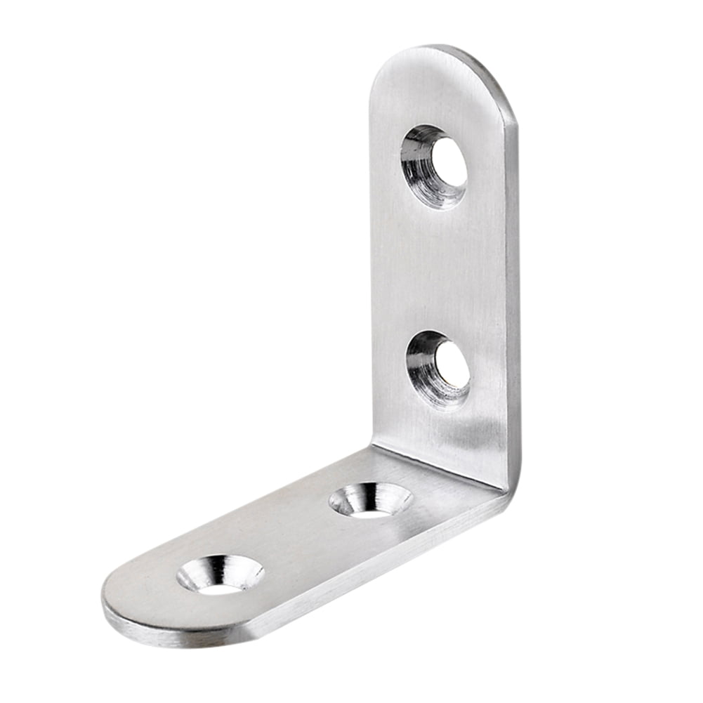Corner Angle Bracket Brace Cabinet Tool 10pcs Shelf Support Stainless Steel 