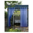 thumbnail image 2 of Granjero Gordo Cortinas transparentes, ligeras y transpirables para puertas y ventanas de vidrio (2 unidades, 27,5 x 152 cm, tamaño A27), 2 of 5