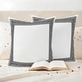 thumbnail image 4 of Pack of 2 Outdoor Pillow Covers 18x18 Inch Waterproof White Greek Key Throw Pillow Covers,Decorative Couch Pillow Shams Protectors Geometric Greece Ancient Farmhouse Geo Patio Cushion Pillowcases, 4 of 8