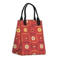 thumbnail image 2 of XMXT Reusable Lunch Bag Women, Bohemian Nation Vintage Tribal Print Insulated Lunch Tote for Office Travel, 2 of 8