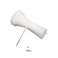 thumbnail image 5 of facefd 100Pcs Self-locking Nylon Cable Tie Wire Buckle Industrial Set Adjustable Organizer Ring Binding Zip Home Tools White/M, 5 of 5