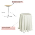 thumbnail image 3 of Your Chair Covers - 120 Inch Round L'amour Tablecloth Ivory, 3 of 3
