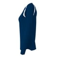 thumbnail image 3 of A4 Ace Long Sleeve Volleyball Jersey For Women in Navy/White | NW3020, 3 of 3