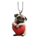 thumbnail image 2 of Llavero con colgante de perro, llavero colgante para coche, adorno, mochila bonita, llavero colgante para fiesta de aniversario, bolso para hombres y, 2 of 8