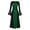 Green, variant on Women's Victorian Dress Flare Sleeve Renaissance Medieval Vintage Gothic Dresses with Corset Patchwork Ball Gown