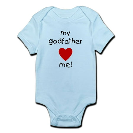 

CafePress - My Godfather Loves Me Infant Bodysuit - Baby Light Bodysuit