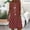 Wine, variant on Bnwani Women's Dresses,Summer Dresses,V-Neck,Polka Dot,Printed,Sleeveless,Green,L