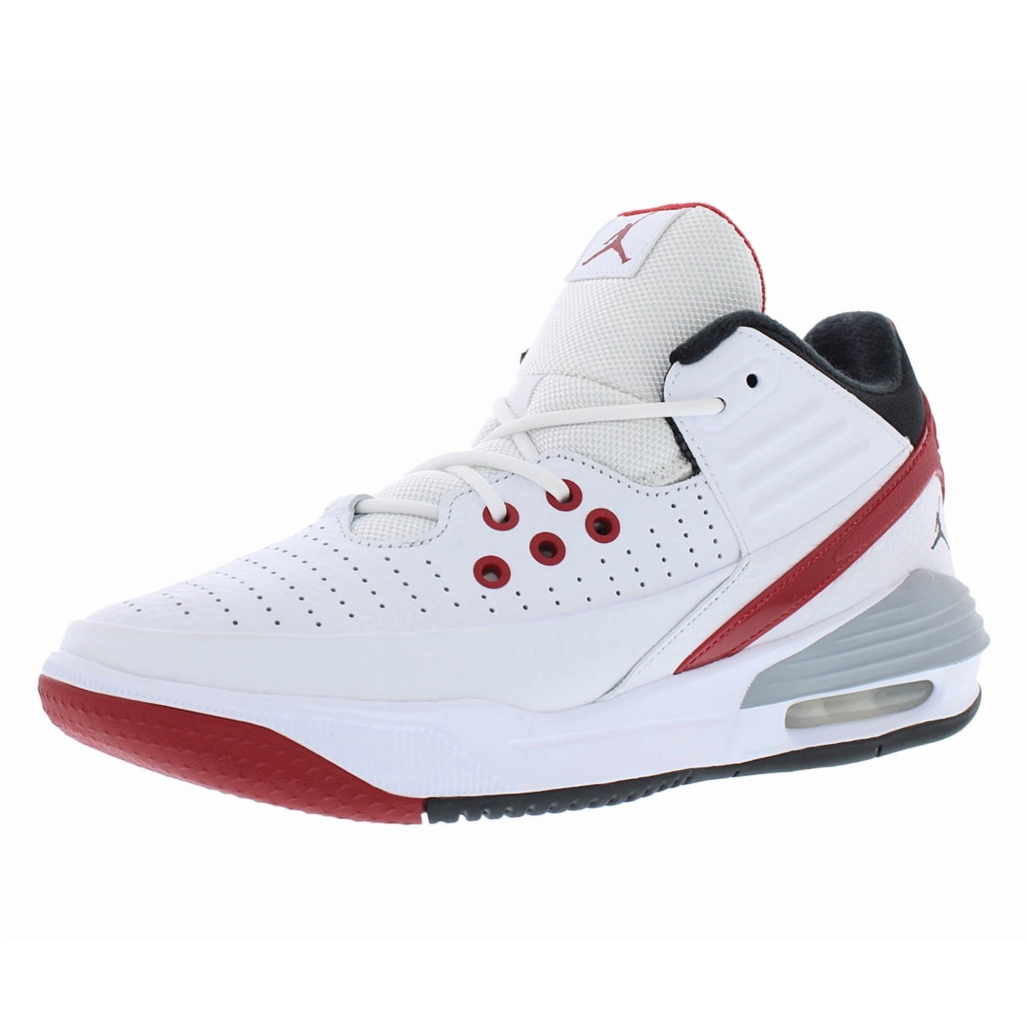 Nike Jordan Max Aura 5 Mens Shoes Size 12, Color: White/Black/Varsity Red